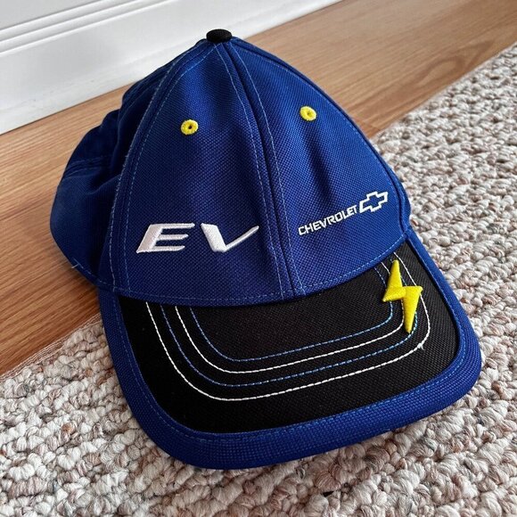 CHOKO | Chevrolet EV Blue Hat Cap Baseball Hat Electric Vehicle - Picture 2 of 6